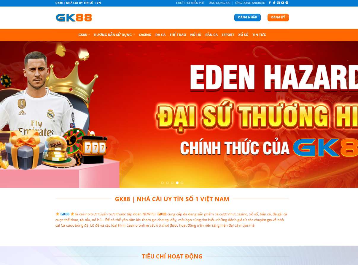 GK88 - Đăng nhập tài khoản