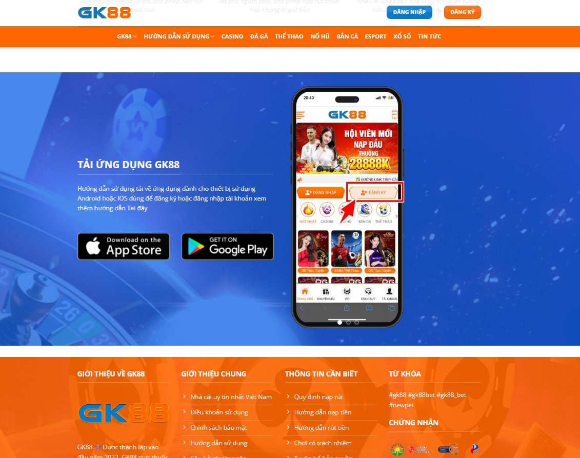 GK88 - Tải APP